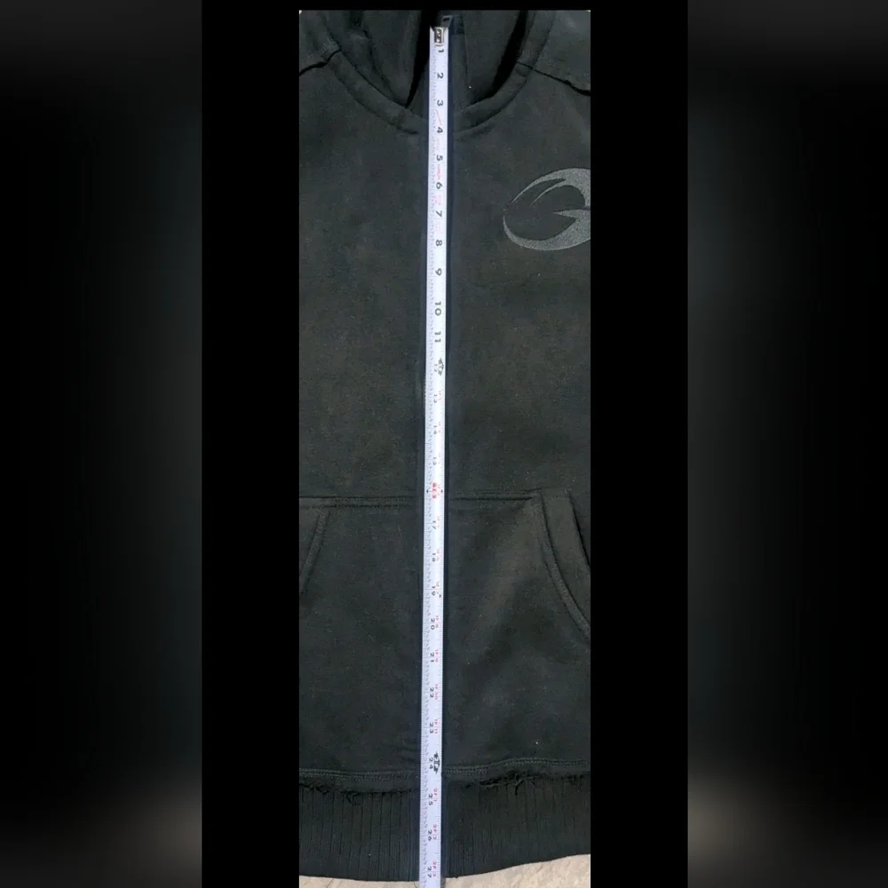 Men Pro Bodybuilder Gasp Zip Up Hoodie L - Picture 5 of 5